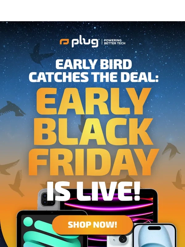 Plug - Don't Miss Out,Get the Best Early Black Friday Deals Today! ?