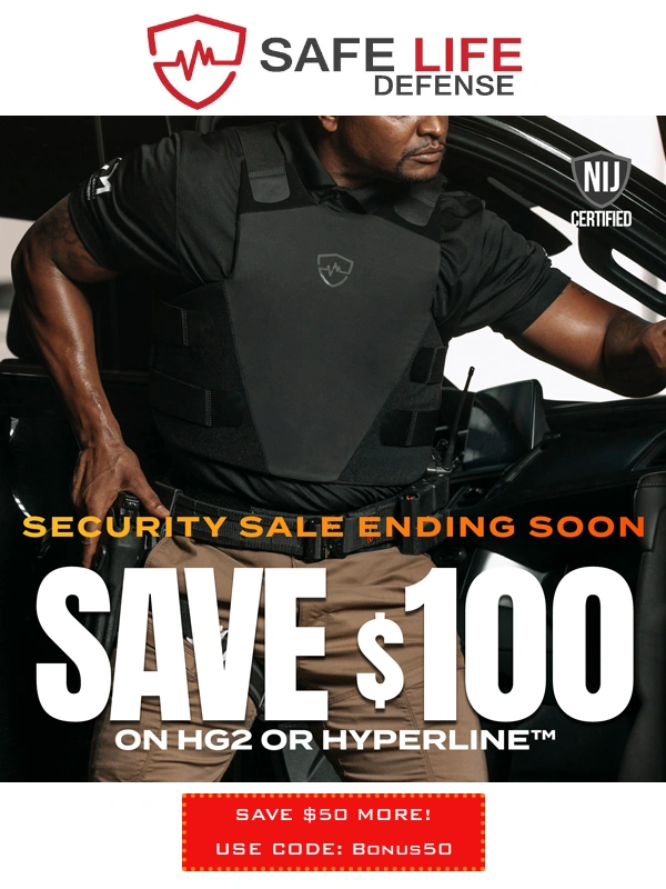 Safe life Defense - $150 OFF Body Armor - Ends Tonight! 