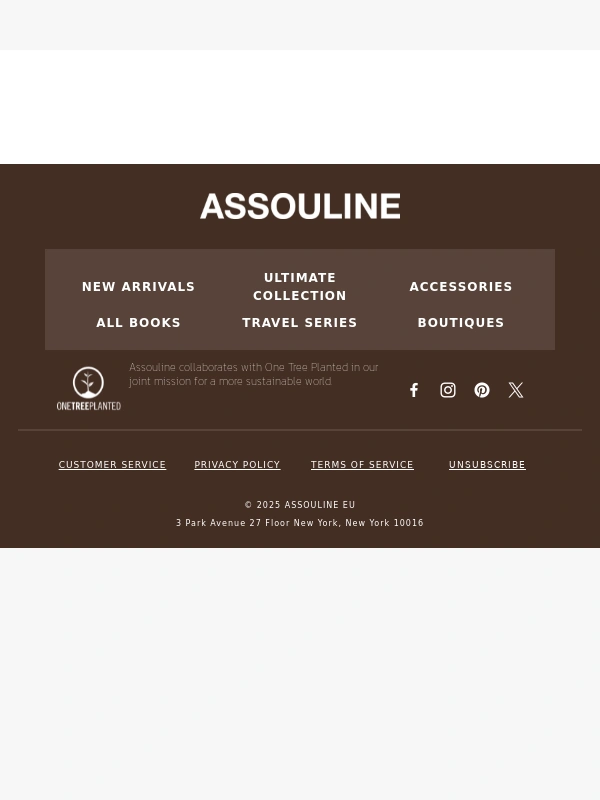 Assouline - Tomorrow: Complimentary Shipping on Every Order