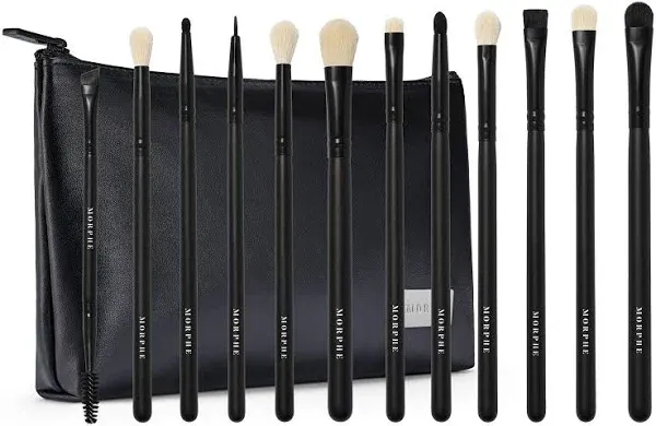 Morphe Eye Obsessed 12-Piece Eye Brush Collection with Bag