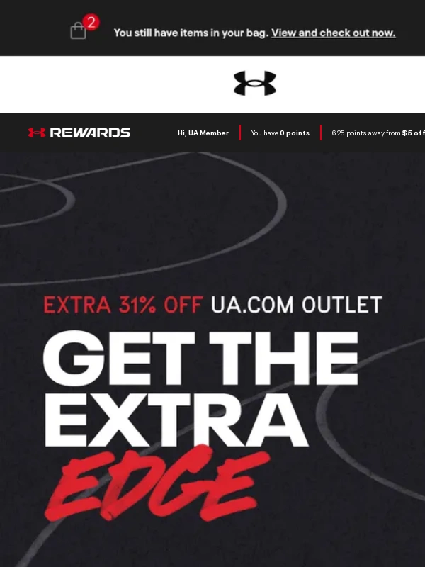 Under Armour - ENDS TODAY: Extra 31% off UA Outlet