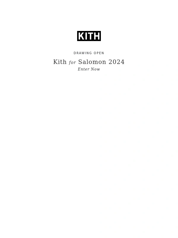 Kith - Drawing Open | Kith for Salomon 2024