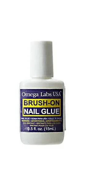 Omega Labs Brush-On Nail Glue