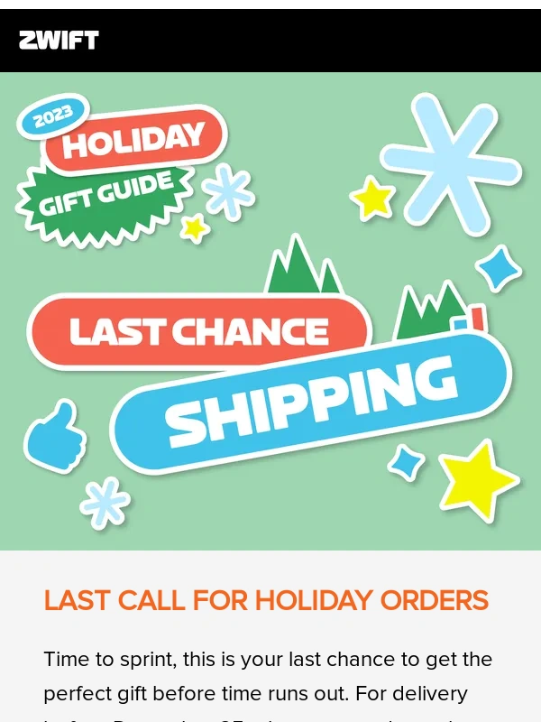 Zwift - Last Chance to Get the Perfect Zwift Gift