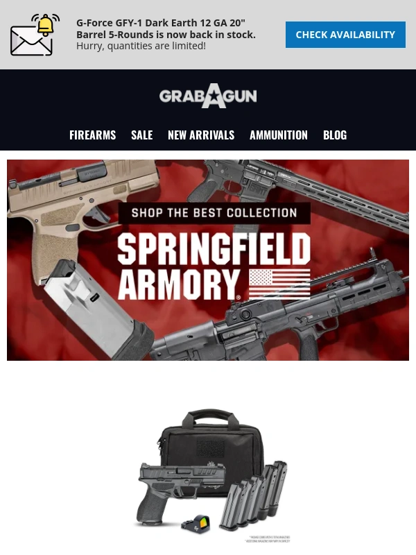 GrabAGun - ? Springfield - Echelon - $569.99 / Hellcat Pro OSP - $549.99 / 1911 DS Prodigy AOS?