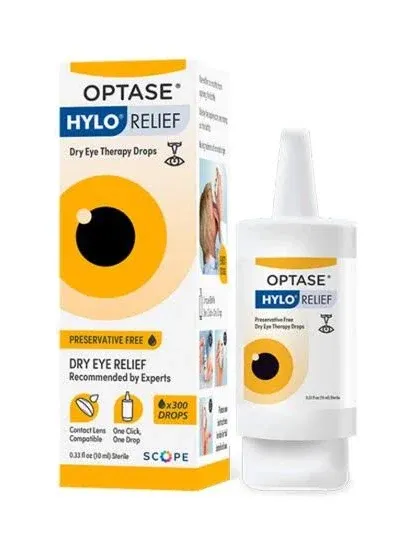 OPTASE Hylo Relief Dry Eye Drops