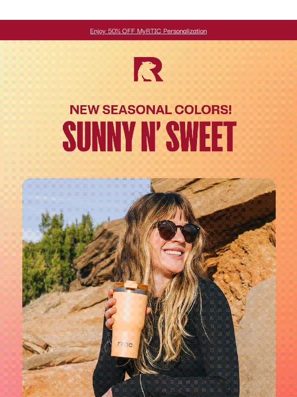 RTIC Coolers - Meet Sunlight + Peach Tea