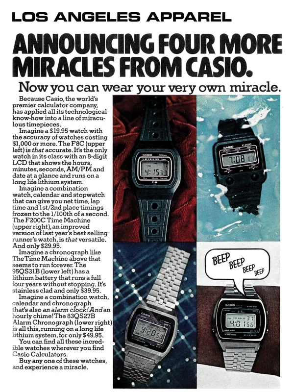 Los Angeles Apparel - Casio Watches