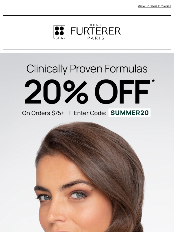 Rene Furterer - 20% Off Clinically Proven Hair & Scalp Care