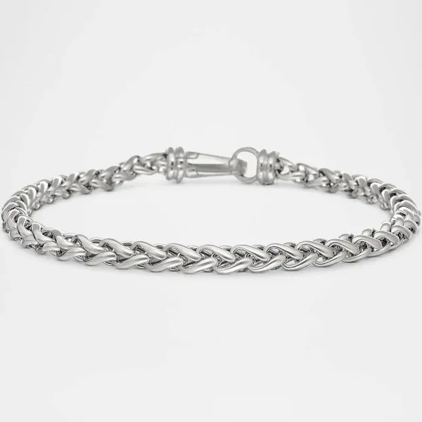 David Yurman Men's Sterling Silver Wheat Chain Bracelet