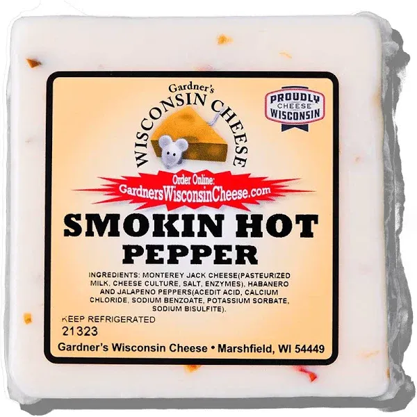 Smokin' Hot Pepper Jack Gardner's Wisconsin Cheese