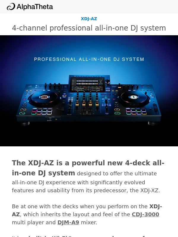 Pioneer Dj - Meet the XDJ-AZ all-in-one DJ system