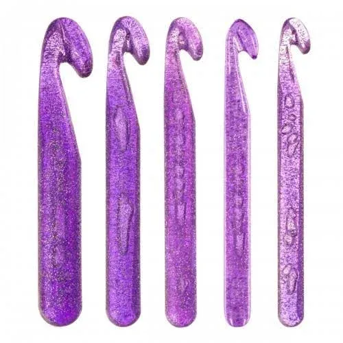 Hobbii Glitter Crochet Hook Set