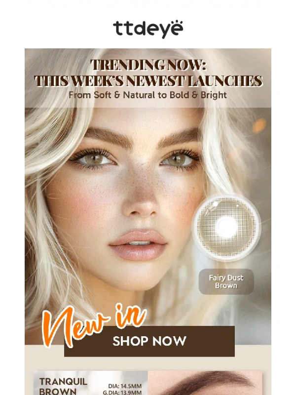 Ttdeye - Like a Fairy Tale: Our Most Whimsical Natural Styles Yet! ?