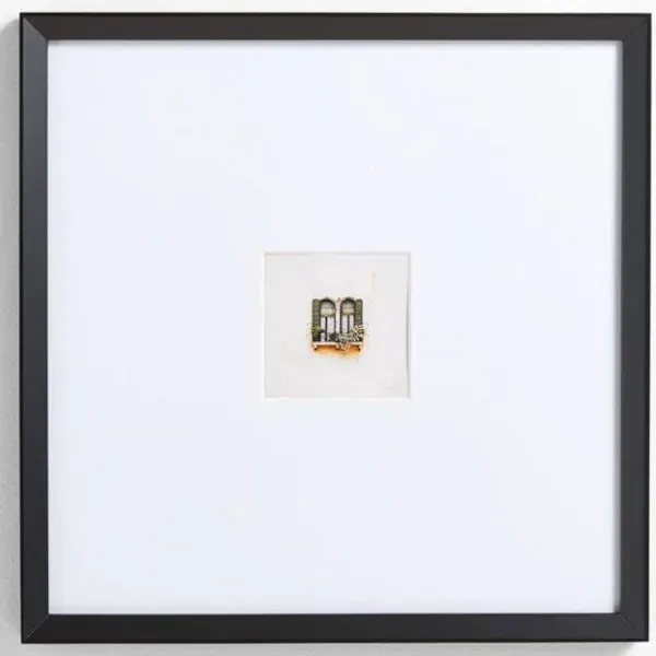 Icon Wood 5x5 Black Picture Frame