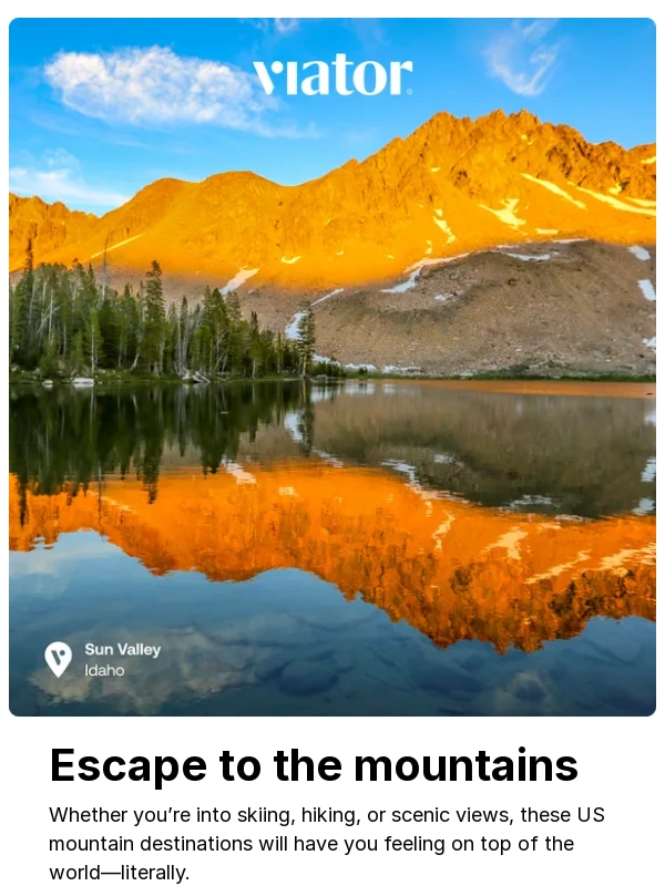 Viator - Seek new horizons... Breathe in the fresh air of freedom atop the world