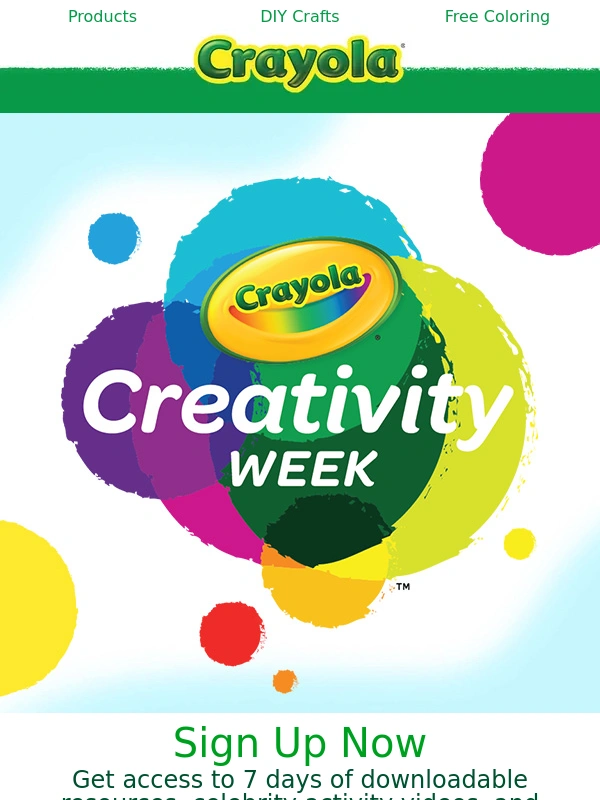 Crayola - Unlock 7 Days of Creative Fun & Learning