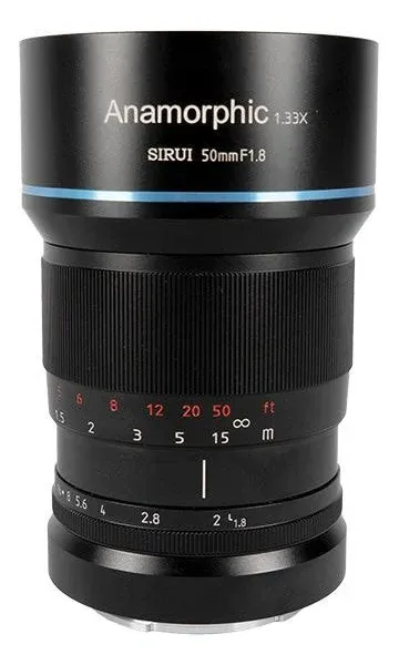 Sirui 50mm f/1.8 Anamorphic 1.33x Lens