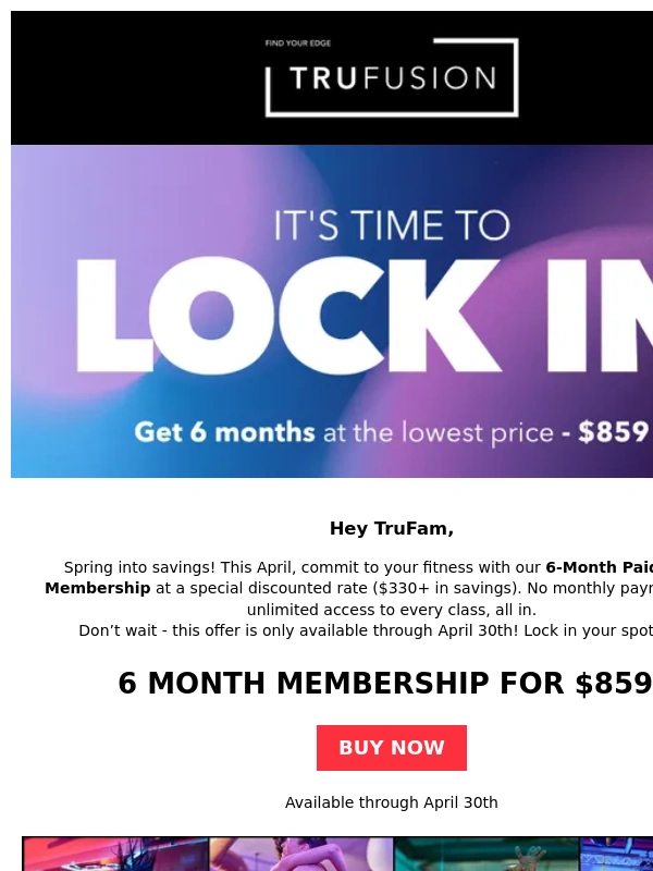 TruFusion - Lock In Our Best Membership Offer Yet ?