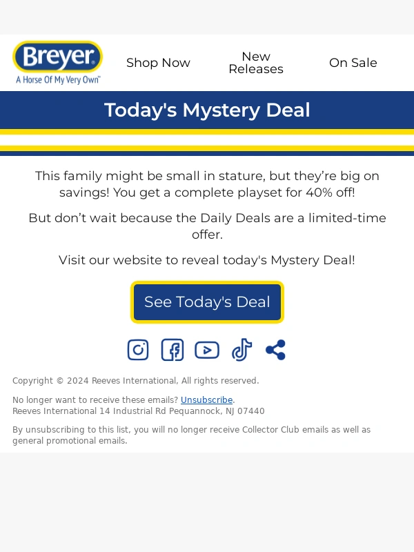 Breyer - The Family that Stays Together,Saves Together!