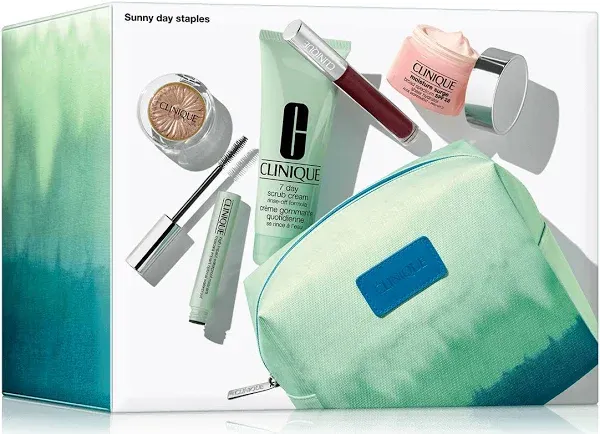 Clinique Sunny Day Skincare and Makeup Staples - One size