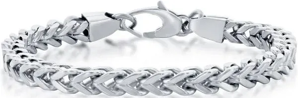 Black Jack Men's Franco Chain Bracelet