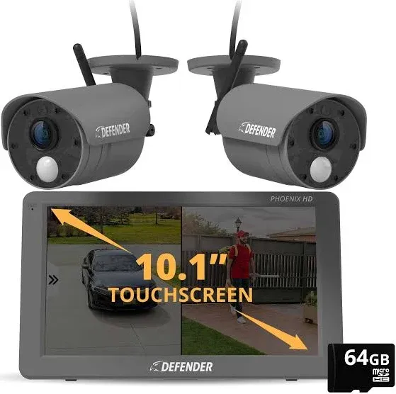 Defender PHOENIXHD Non-WiFi Plug-in Power Security System