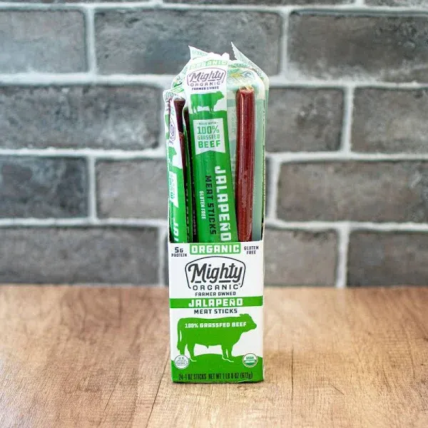 Organic Prairie Mighty Organic Jalapeno Beef Sticks