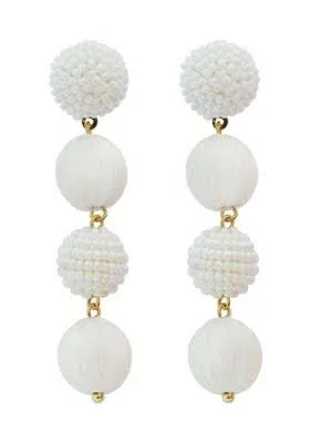 Panacea Women's Ball Linear Drop Earrings