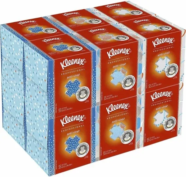Kleenex Anti-Viral 3-Ply Facial Tissue
