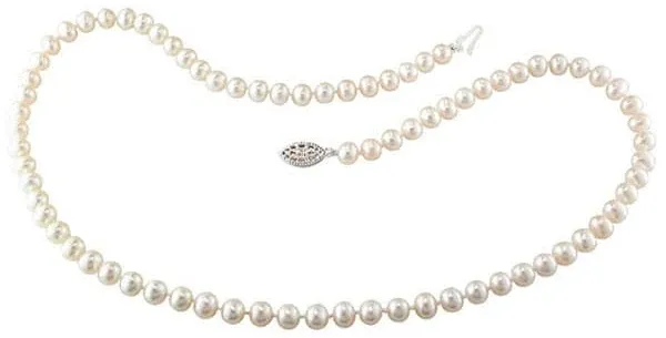 Miadora Sterling Silver Cultured Freshwater Pearl Necklace