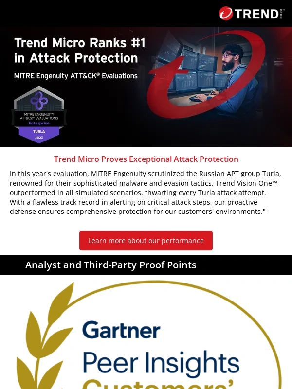 Trend Micro - Trend Micro Tops MITRE Engenuity ATT&CK® Evaluations