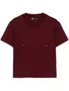 Pierced Baby T-shirt In 3054 - Blood Red