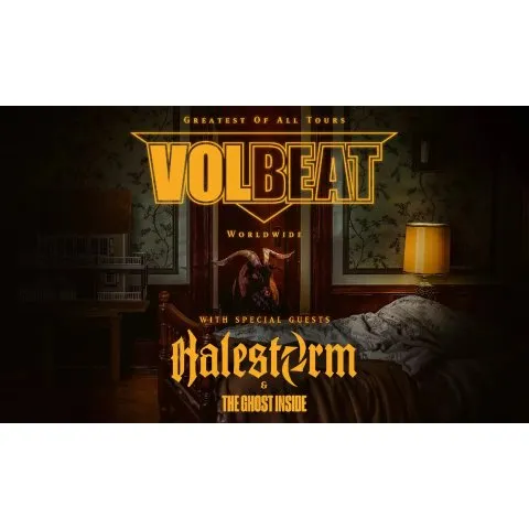 VOLBEAT Greatest Of All Tours With Special Guest Halestorm on August 9 at 7 PM