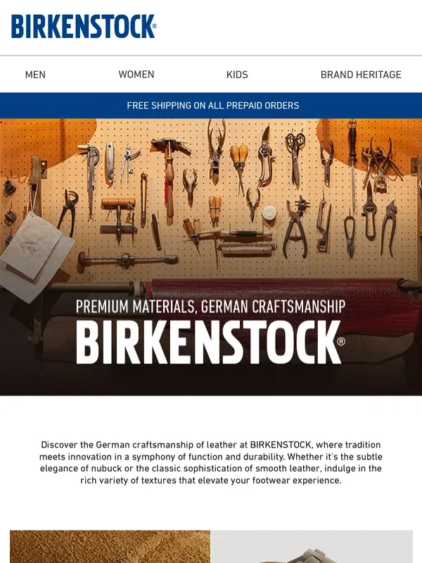 Birkenstock USA - Premium Materials. German Craftsmanship