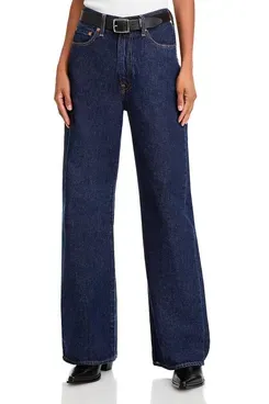 Levis Ribcage High Rise Wide Leg Jeans in Shaded