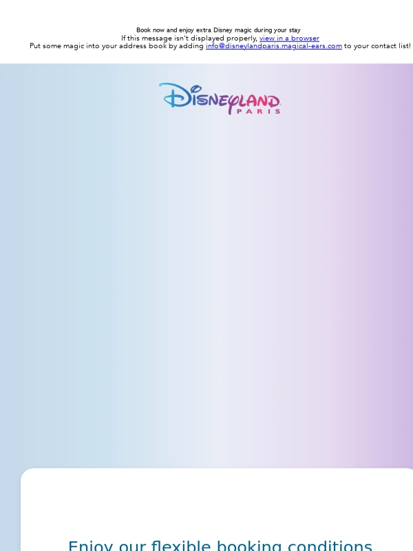 Disneyland Paris - ✨ What if your next stay came with a gift card up to 150€?