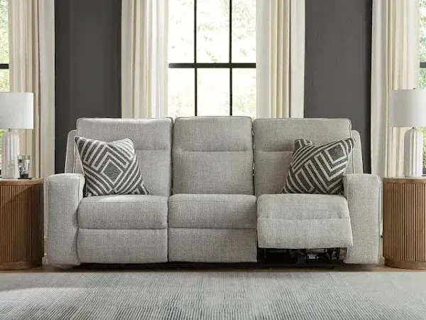 Jasperson Next-Gen Nuvella&trade; Performance Fabric Dual Power Reclining Sofa
