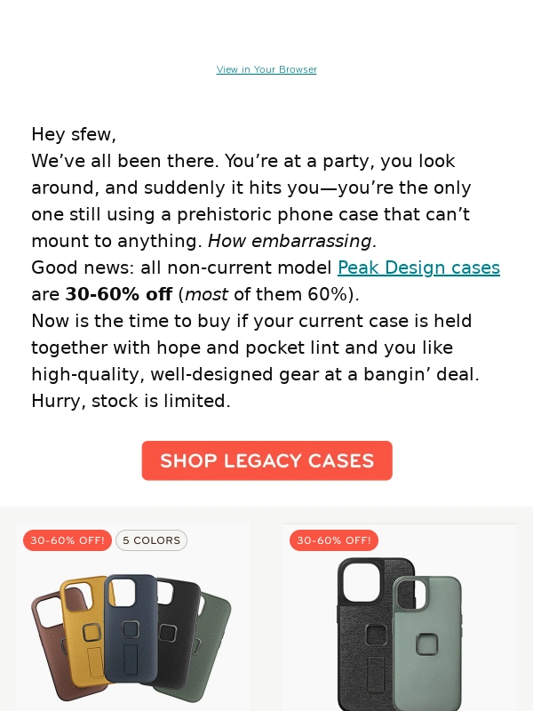 Peak Design - Your Upgrade Awaits