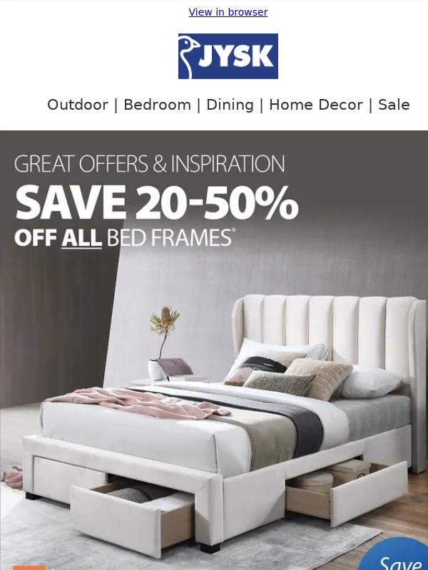 JYSK - ? Dream Big,Save Bigger!