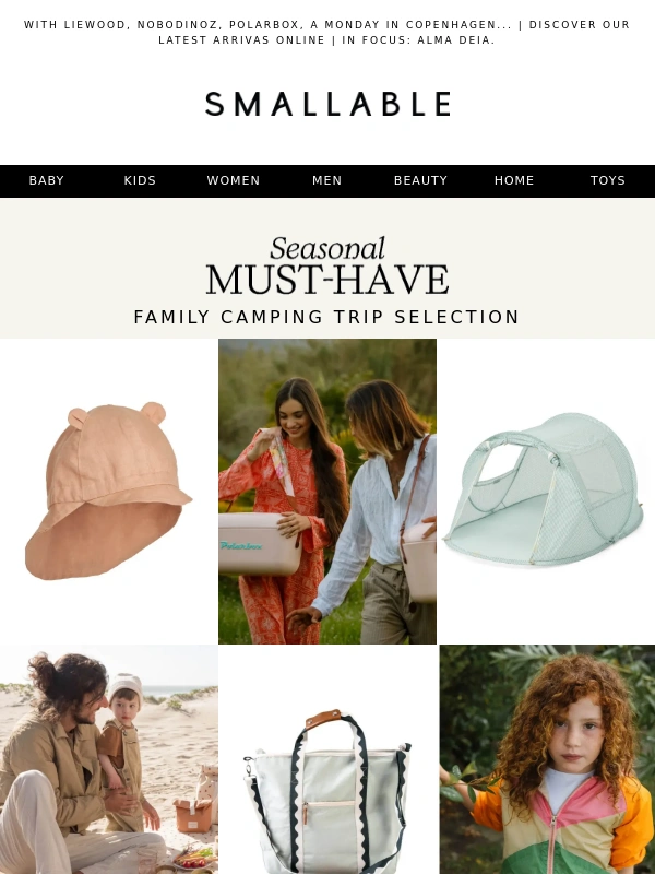 Smallable - Featured: Family Camping Trip Selection