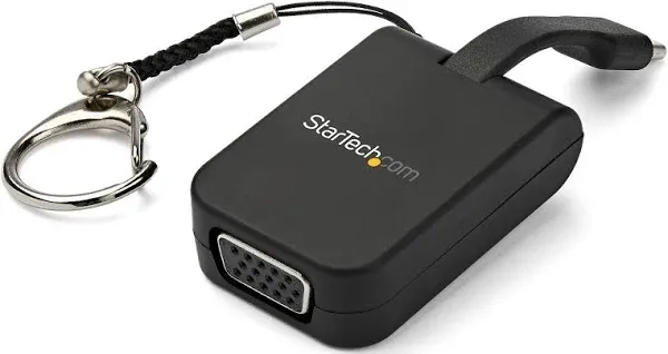 StarTech.com Compact USB C to VGA Adapter