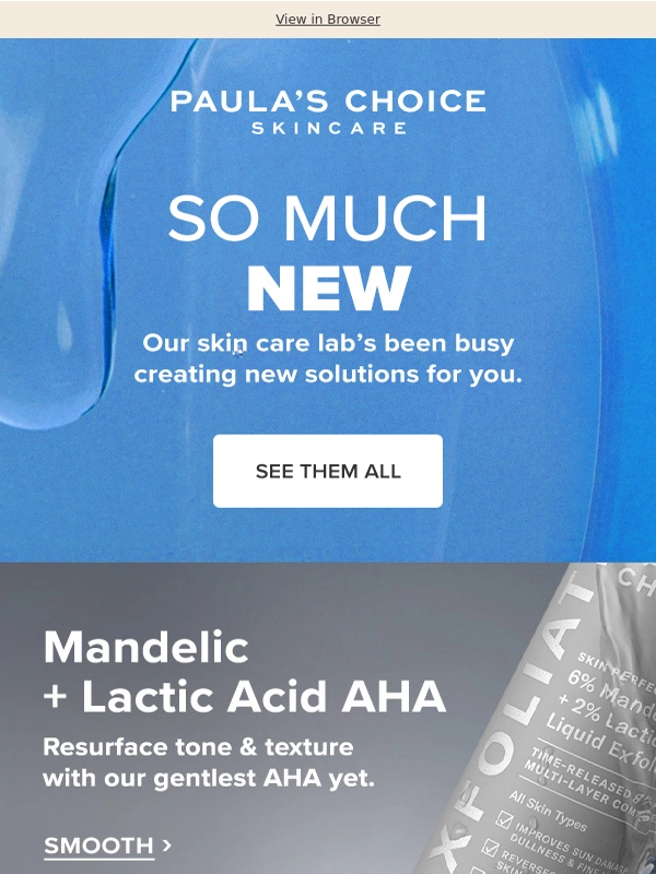Paula's Choice - NEW ⭐ Vitamin C SPF,Gentle AHA & More
