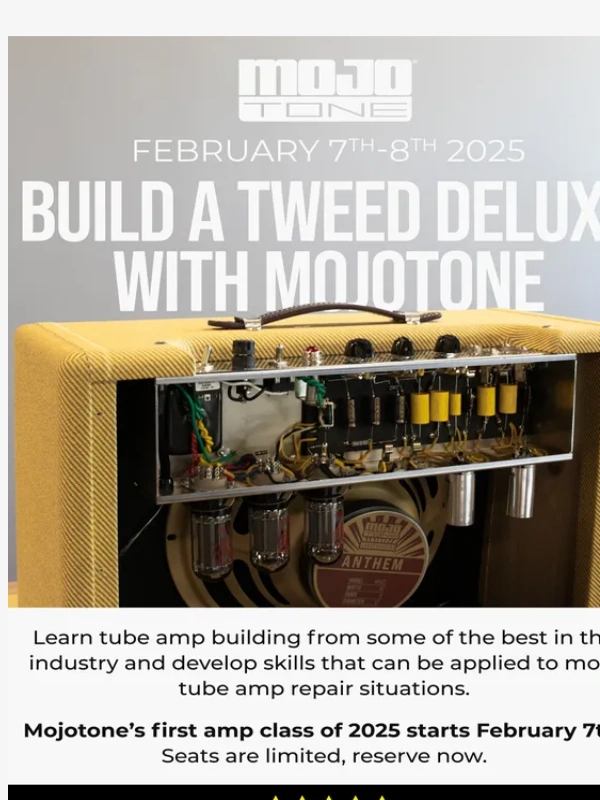 Mojotone - Build a 5E3 Tweed Deluxe with Mojotone!