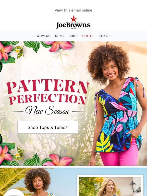 Joe Browns - Unleash the Power of Pattern?