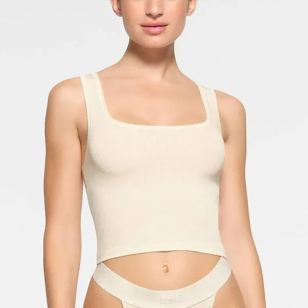 SKIMS Women's Cotton Rib Tank Top