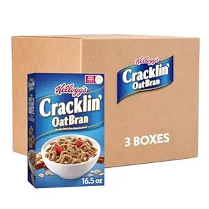 [S&S] $10.42*: 3-Count 16.5-Oz Kellogg's Cracklin' Oat Bran Breakfast Cereal at Amazon ($3.47 each)