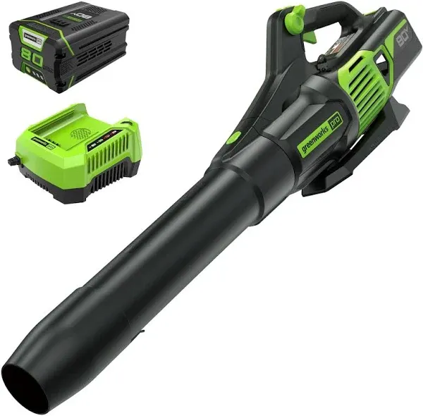 Greenworks 80V 730 CFM Cordless Battery Leaf Blower