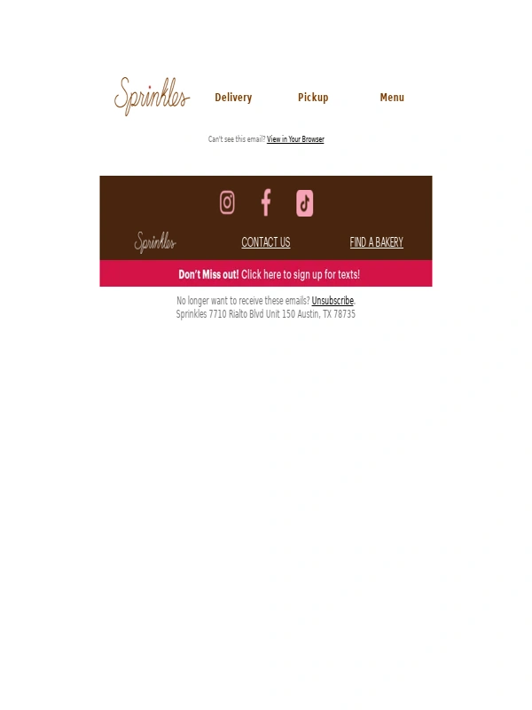 Sprinkles - Secrets,drama... and 20% off cupcakes 