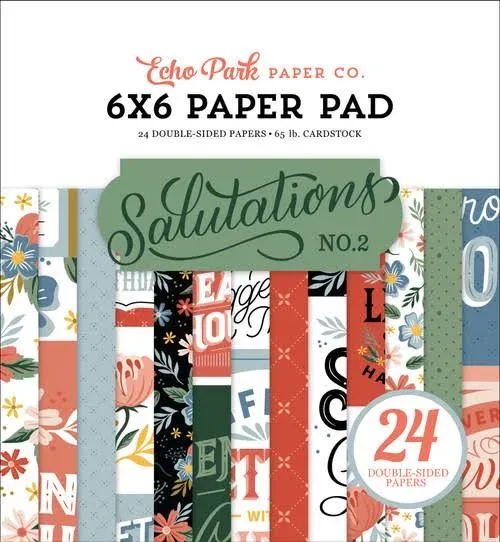 Echo Park Salutations No. 2 Double-Sided Paper Pad